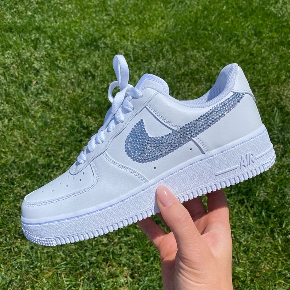 Bedazzled Air Force 1s - Picture 4 of 7